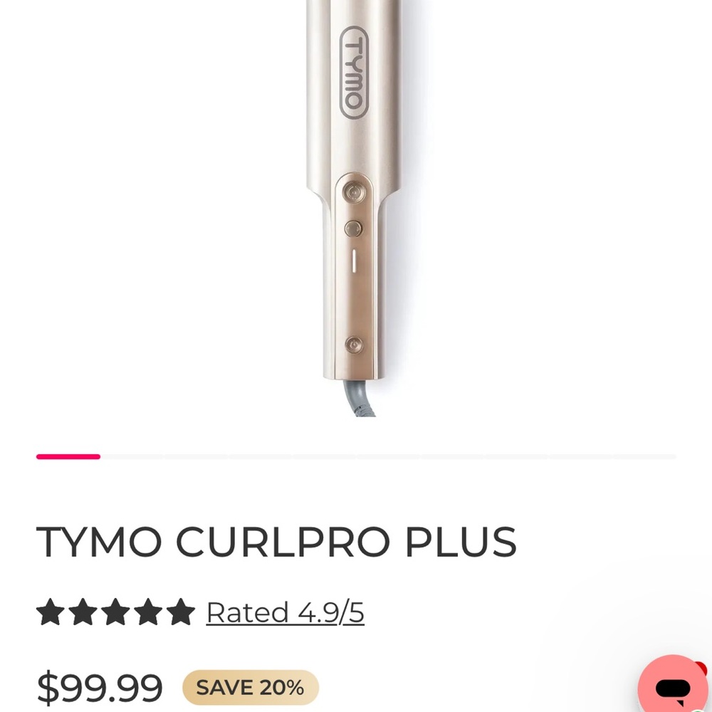 TYMO CurlPro Plus muted Gold Curling Iron